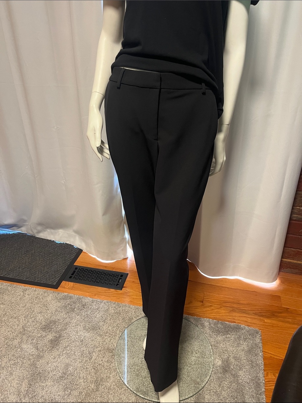 Editor Black Wide-Leg Dress Pants